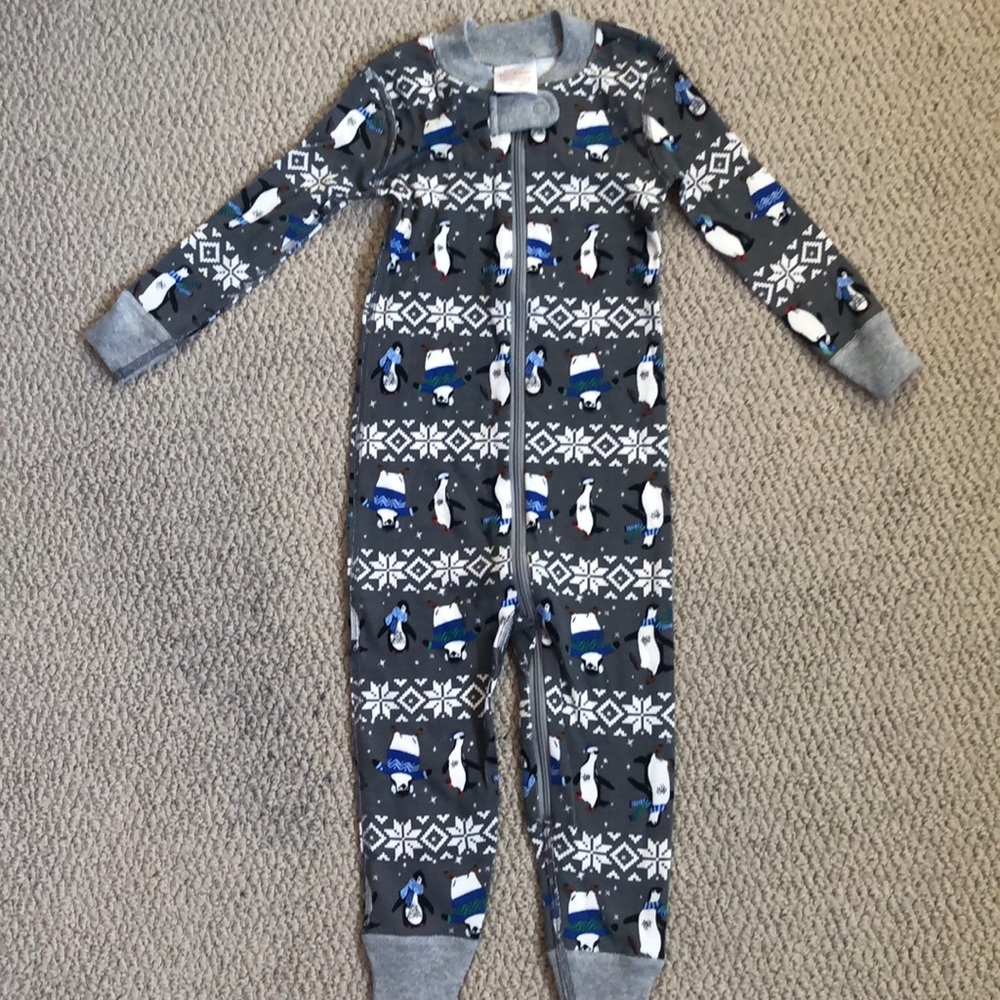 NWOT Hanna Andersson winter zip-up sleeper PJs